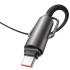 Mcdodo CA-6830 USB-C to USB-C Cable, 60W Rapid Charging, PD Compatible, Multifunction Strap Charging Cable, High Speed Data Transfer, 1.2M, MacBook, iPad iPhone, -Black